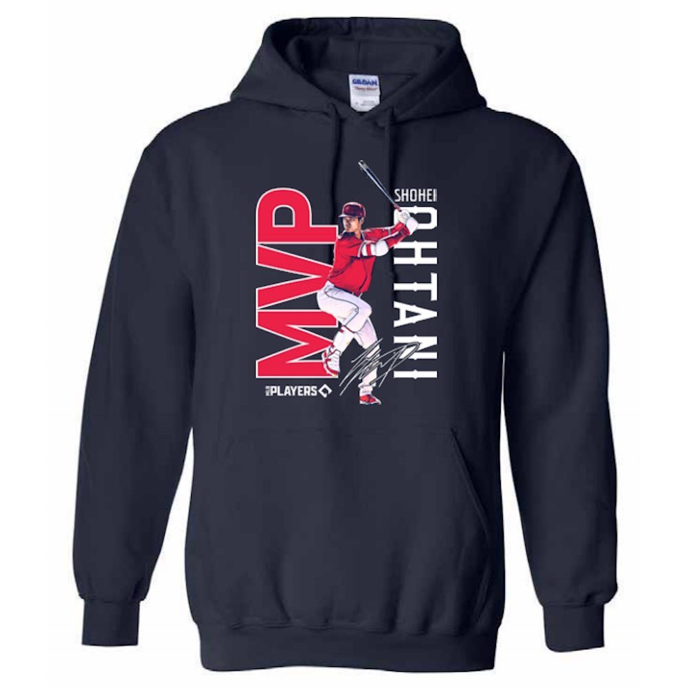 【ラスト販売/限定商品】SHOHEI OHTANI 大谷翔平 - エンジェルス OHTANI 2023 MVP 記念 / NAVY / パーカー・スウェット / メンズ - PGS